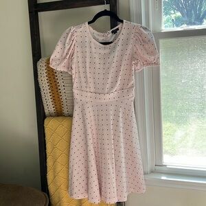 Ann Taylor pink polka dot dress - NWT - size 00P